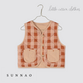 Gallery viewerに画像を読み込む, <Little Cotton Clothes>Josie Reversible Waistcoat（2-6Y）
