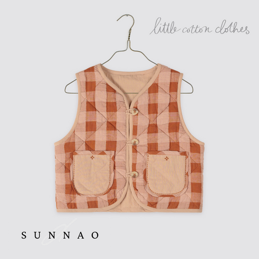 <Little Cotton Clothes>Josie Reversible Waistcoat（2-6Y）