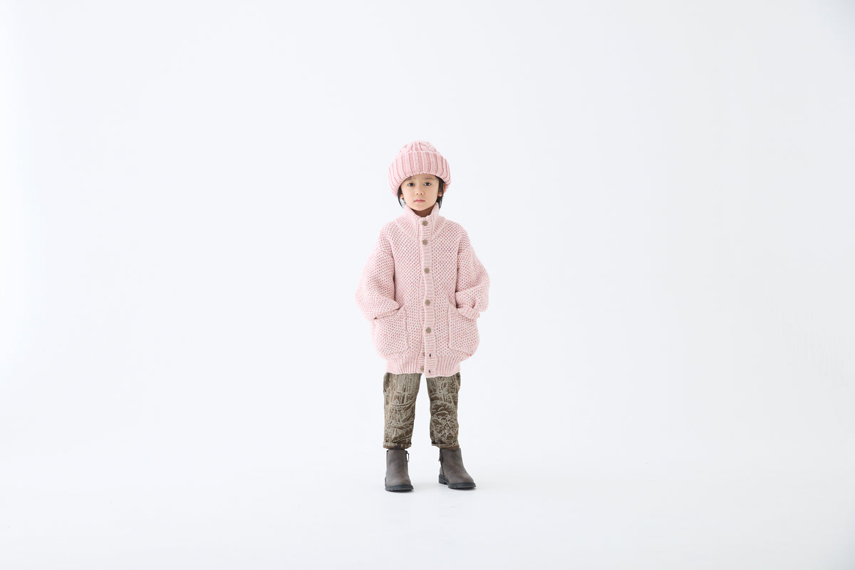 <eLfinFolk> Bulky Cable Beanie by CA4LA - pink