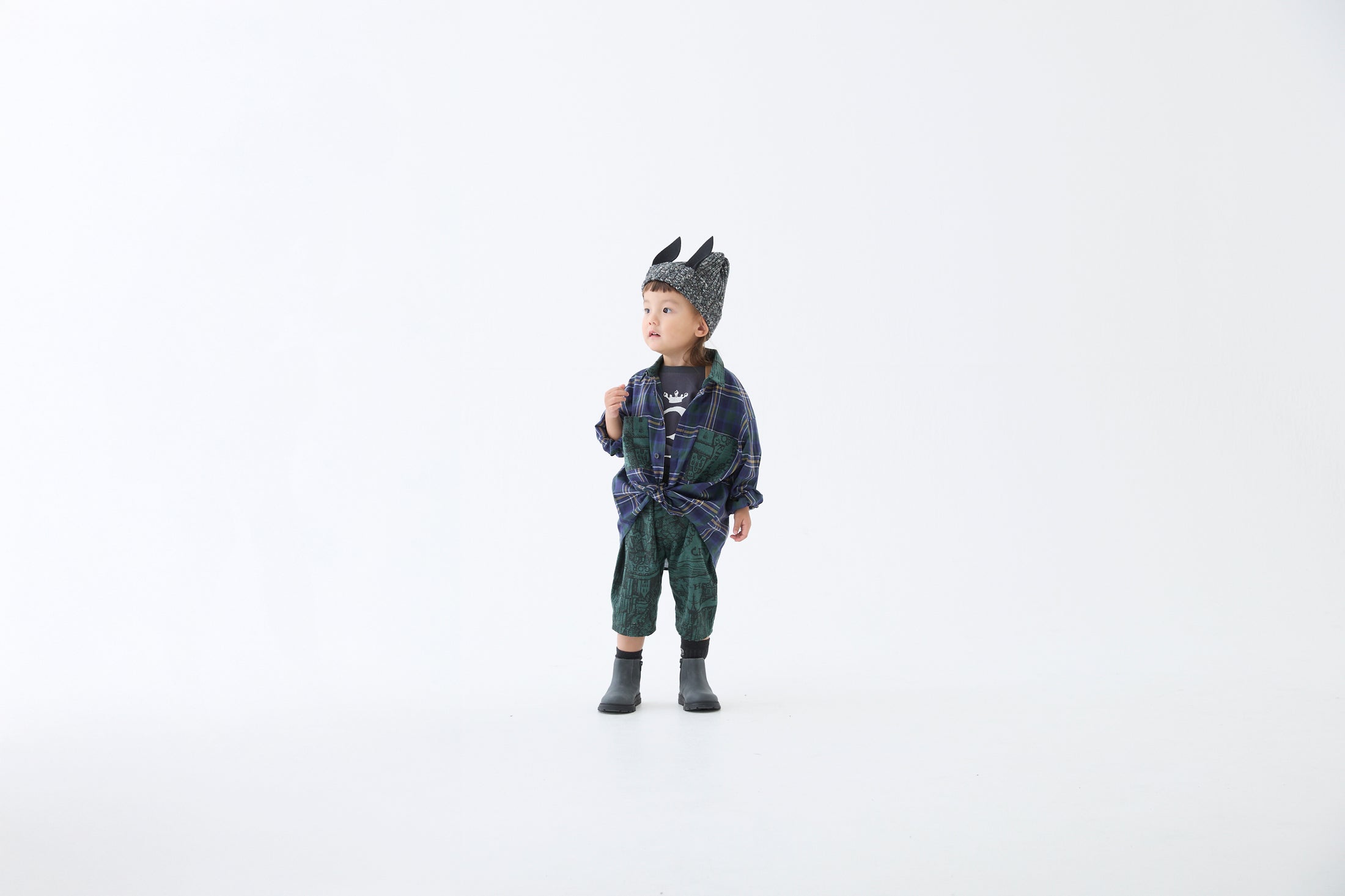 <eLfinFolk> Nep Yarn Beast Beanie by CA4LA - black