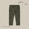 Gallery viewerに画像を読み込む, <Organic zoo>Olive Dots Leggings（6M-4Y）
