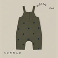 Gallery viewerに画像を読み込む, <Organic zoo>Olive Dots Salopette（0M-12M）
