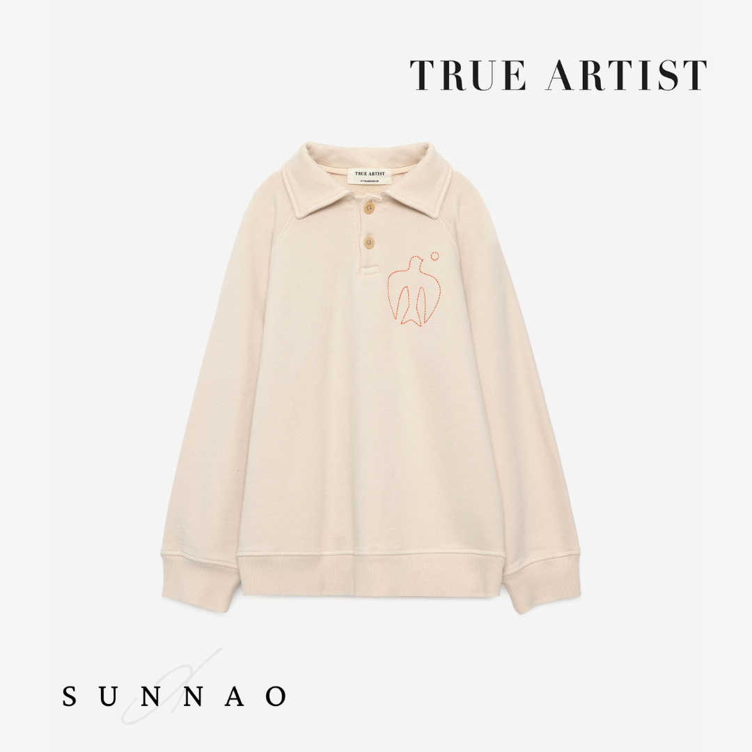 <TRUE ARTIST>Polo Sweatshirt N°01（4-7Y）