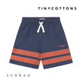 Gallery viewerに画像を読み込む, <TINYCOTTONS> STRIPES LOGO SHORT（2-8Y）
