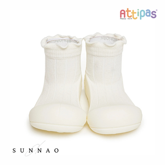 <Attipas>Pom-Pom - White（11.5-12.5cm）