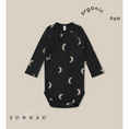 Gallery viewerに画像を読み込む, <Organic zoo>Charcoal Midnight Wrap Bodysuit（0-12M）
