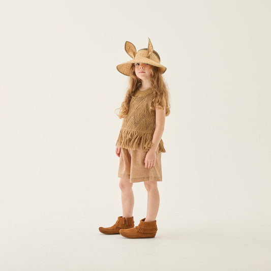 <elfinfolk> Lacework Knit Top - camel</elfinfolk>