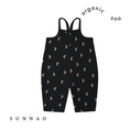 Gallery viewerに画像を読み込む, <Organic zoo>Charcoal Midnight Dungarees（1-4Y）
