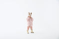 갤러리 뷰어로 이미지로드, <eLfinFolk> Castle town print Suspenders Pants - salmon pink　
