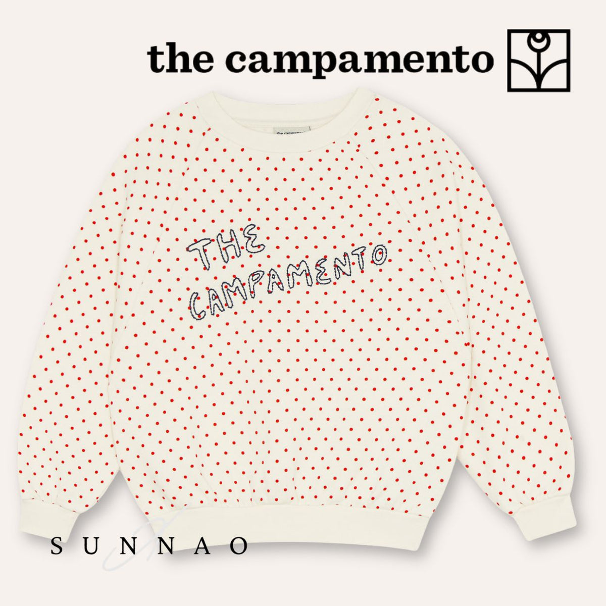 <The Campamento> The Campamento Polka Dot Sweatshirt