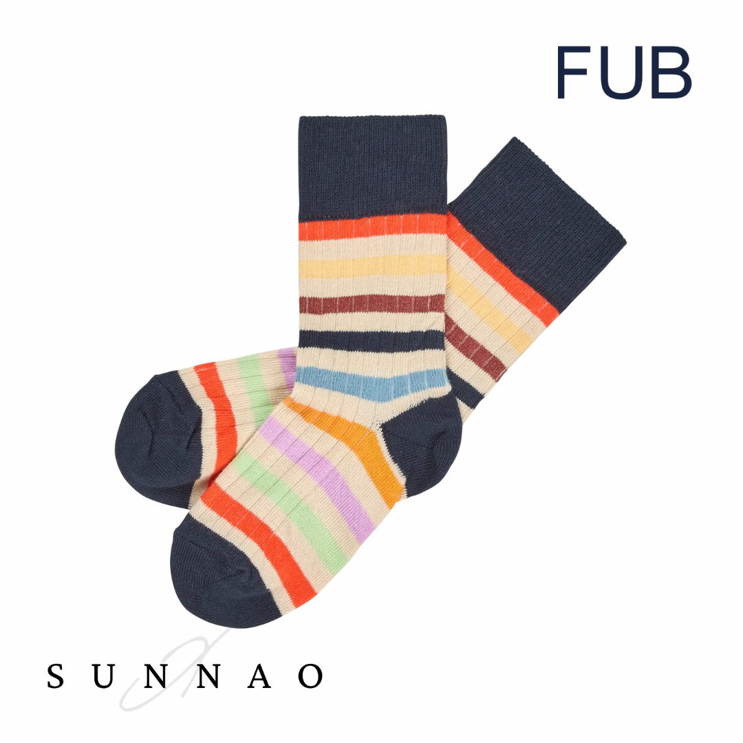 <FUB>Classic Striped Socks MULTI STRIPE（10.5-17.5cm）