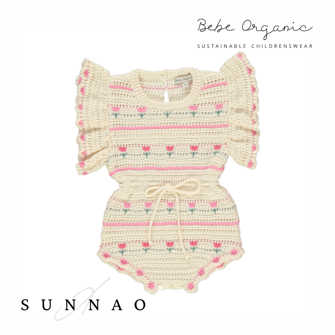 <Bebe Organic> Paloma Romper（12M-24M）