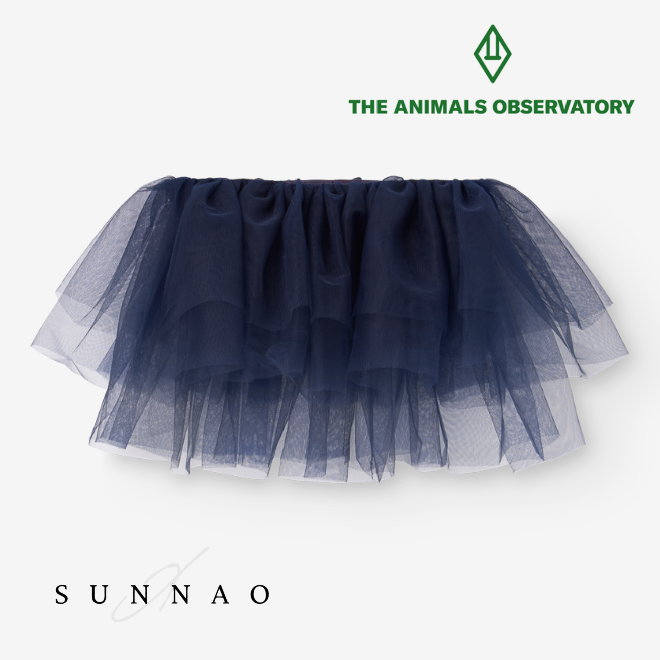 <the animals observatory> Navy Doxiepoo Skirt
