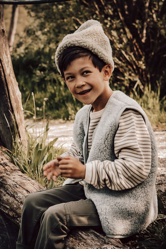 【オーダー会】<ALWERO>Alwero bodywarmer Tyb light junior -  GRIJS