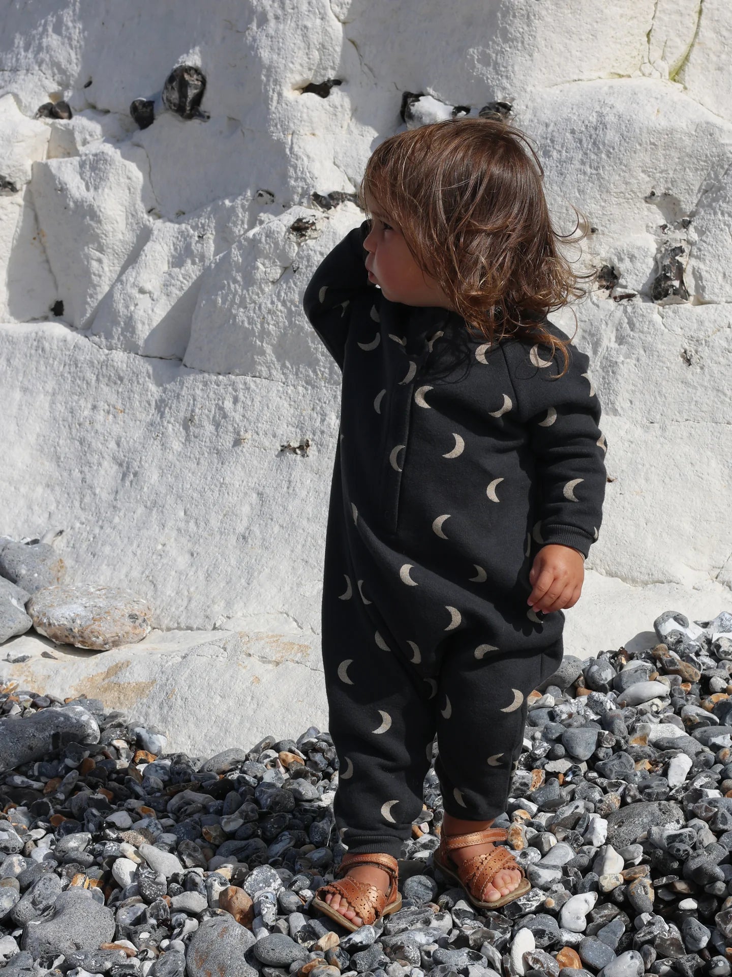 Organic zoo Charcoal Midnight Onesie (2-3Y)
