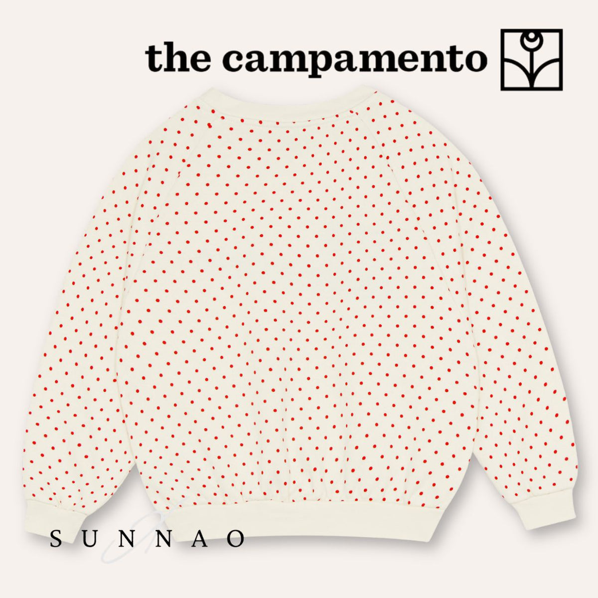 <The Campamento> The Campamento Polka Dot Sweatshirt