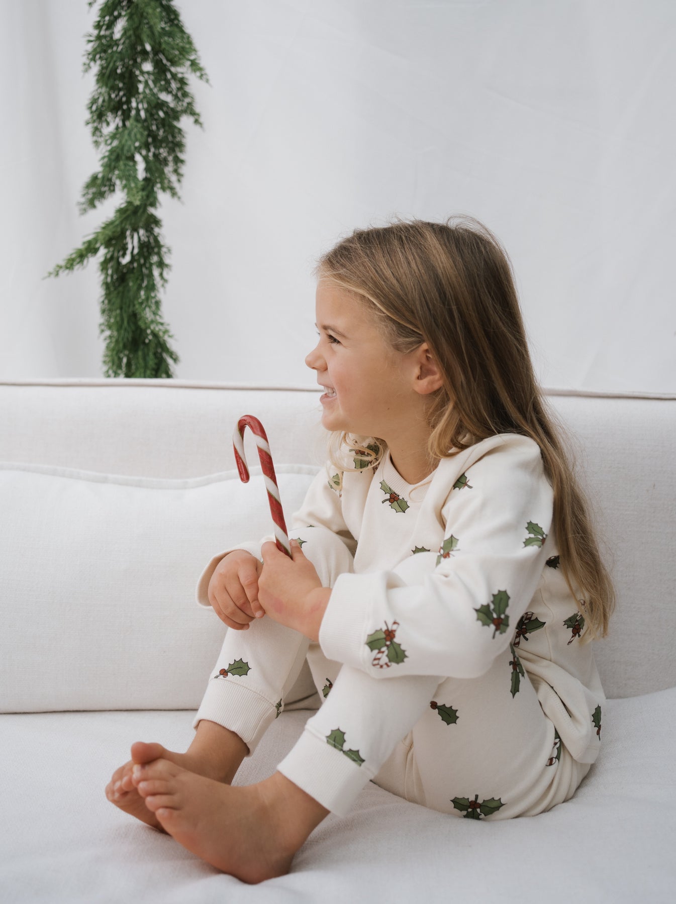 <Organic zoo>Christmas Holly Pajamas（1-5Y）