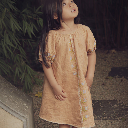 <KARISAKO> Priyanka Dress -Sandstone(4-6Y)-KARISAKO-SUNNAO