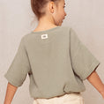 Gallery viewerに画像を読み込む, 【予約／送料無料】<STUDIO BOHEME PARIS> BLOUSE THELME - GREEN GREY（12M-8Y）
