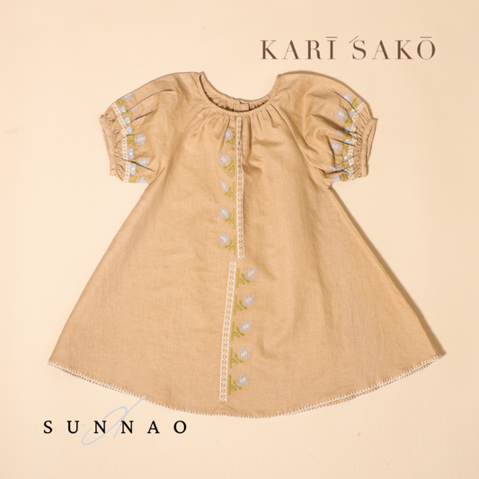 <KARISAKO> Priyanka Dress -Sandstone(4-6Y)-KARISAKO-SUNNAO