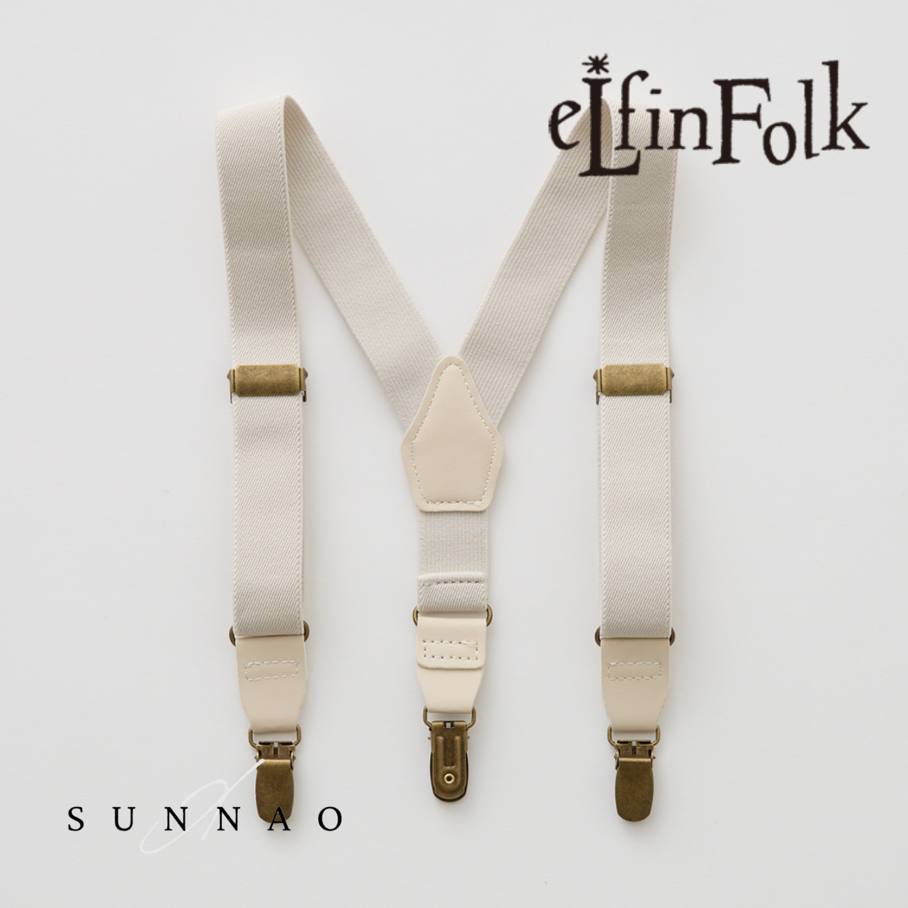 <eLfinFolk> eLfin Suspenders - ivory　