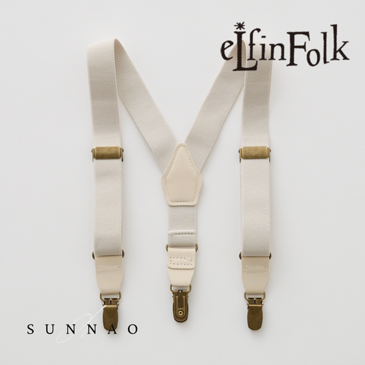 <eLfinFolk> eLfin Suspenders - ivory　