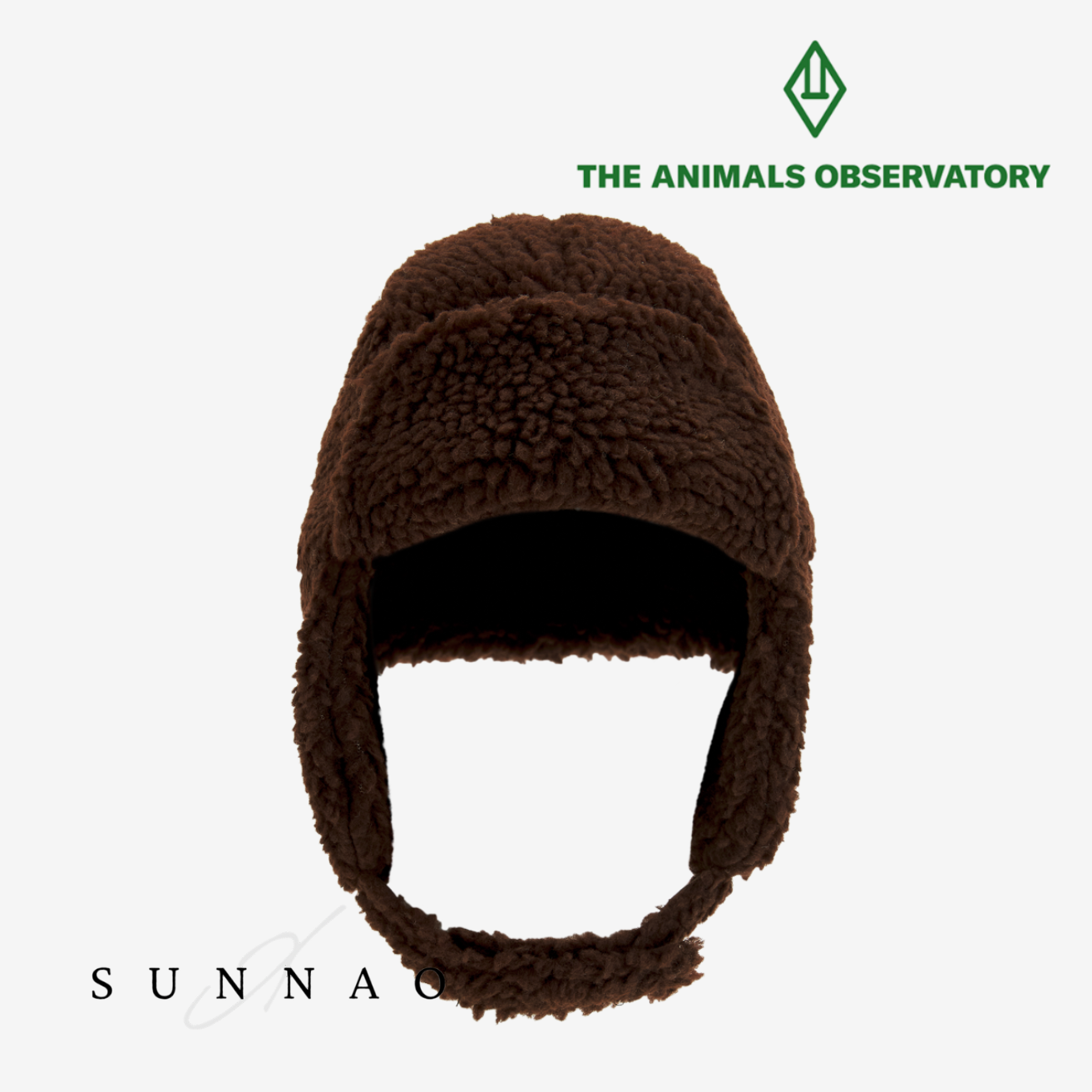 <the animals observatory> PERKINGESE KID HAT DARK BROWN