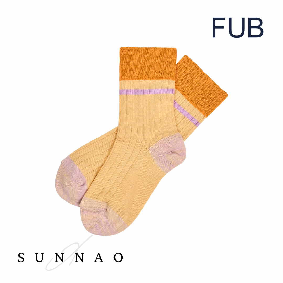 <FUB>Colour Block Socks VANILLA（10.5-17.5cm）