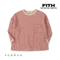 Gallery viewerに画像を読み込む, <FITH> Multi Striped Long Sleeve Tee - Red
