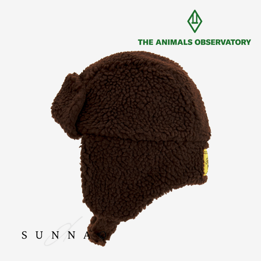 <the animals observatory> PERKINGESE KID HAT DARK BROWN