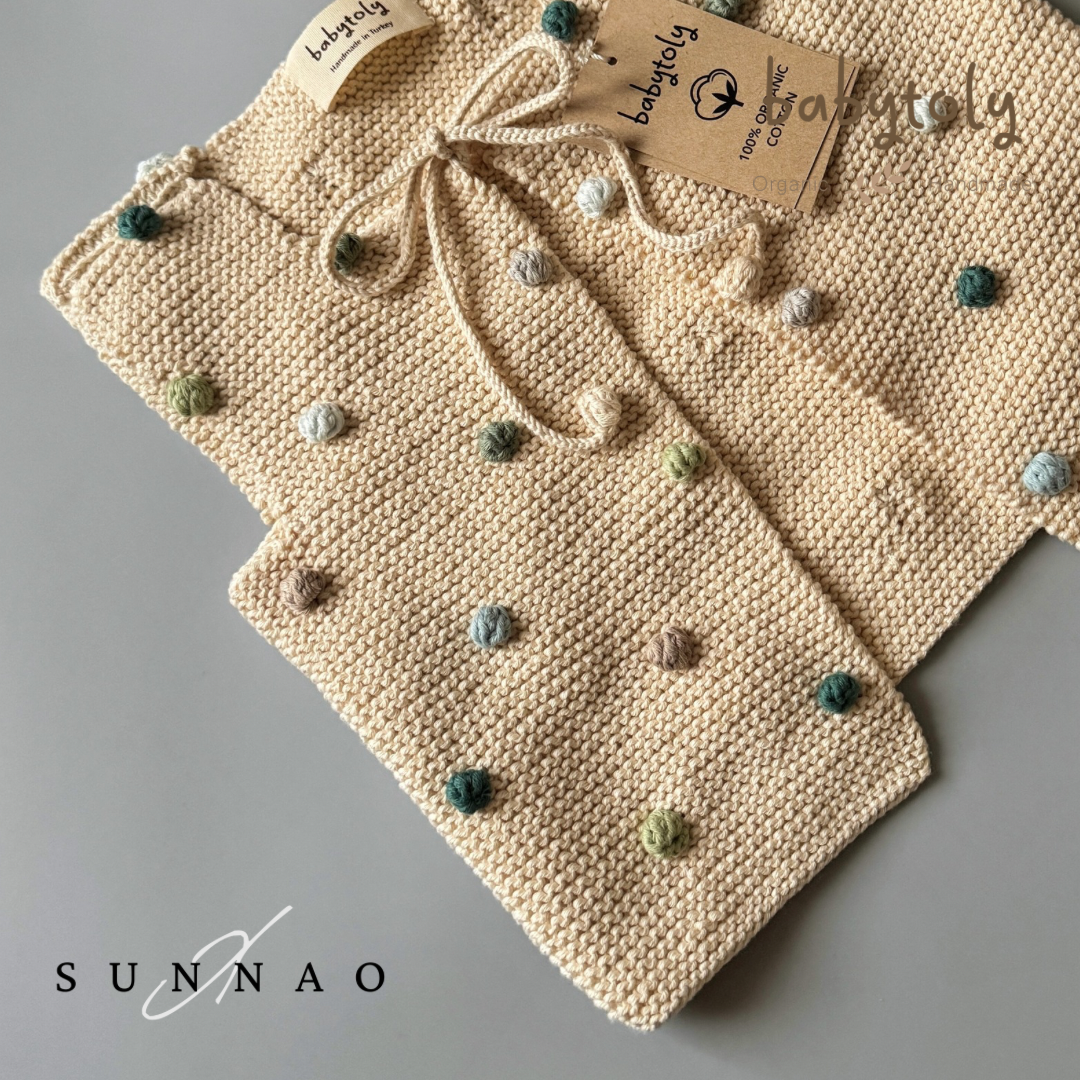 <Babytoly>Sunnao×Babytoly - Popcorn Vest - BLUISH