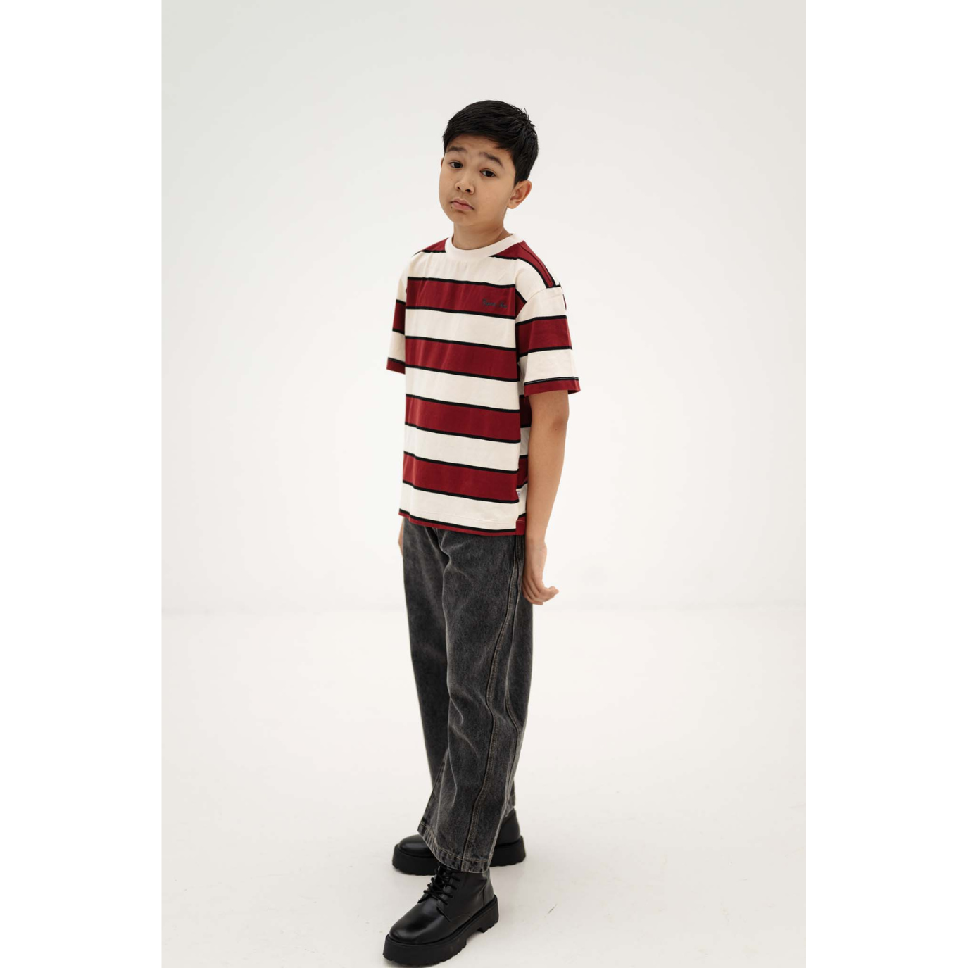 <REPOSE AMS> wide pant - slate grey