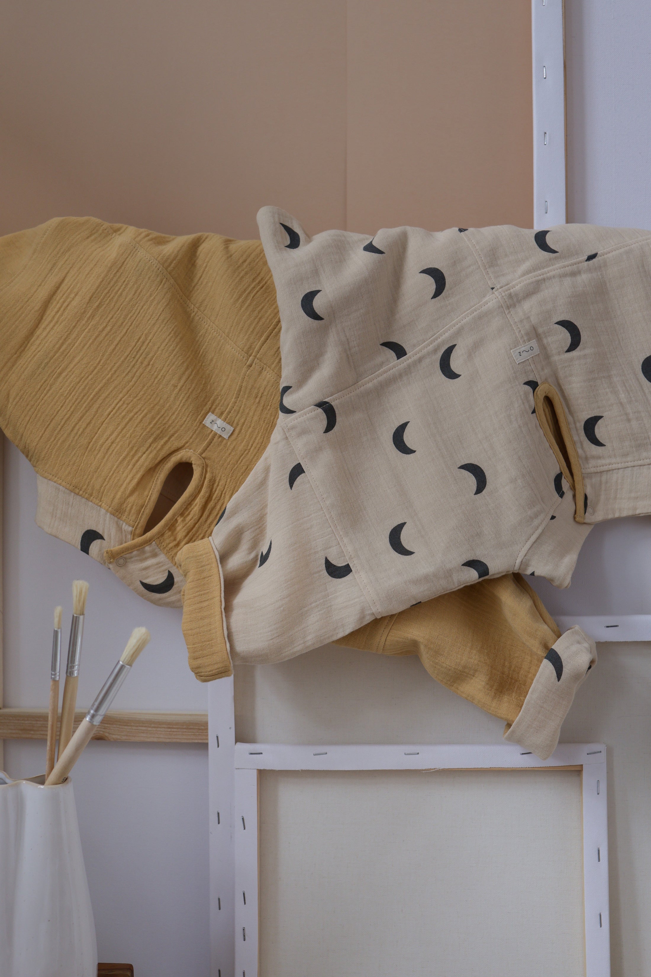 <Organic zoo> Reversible Workwear Smock（1Y-3Y）