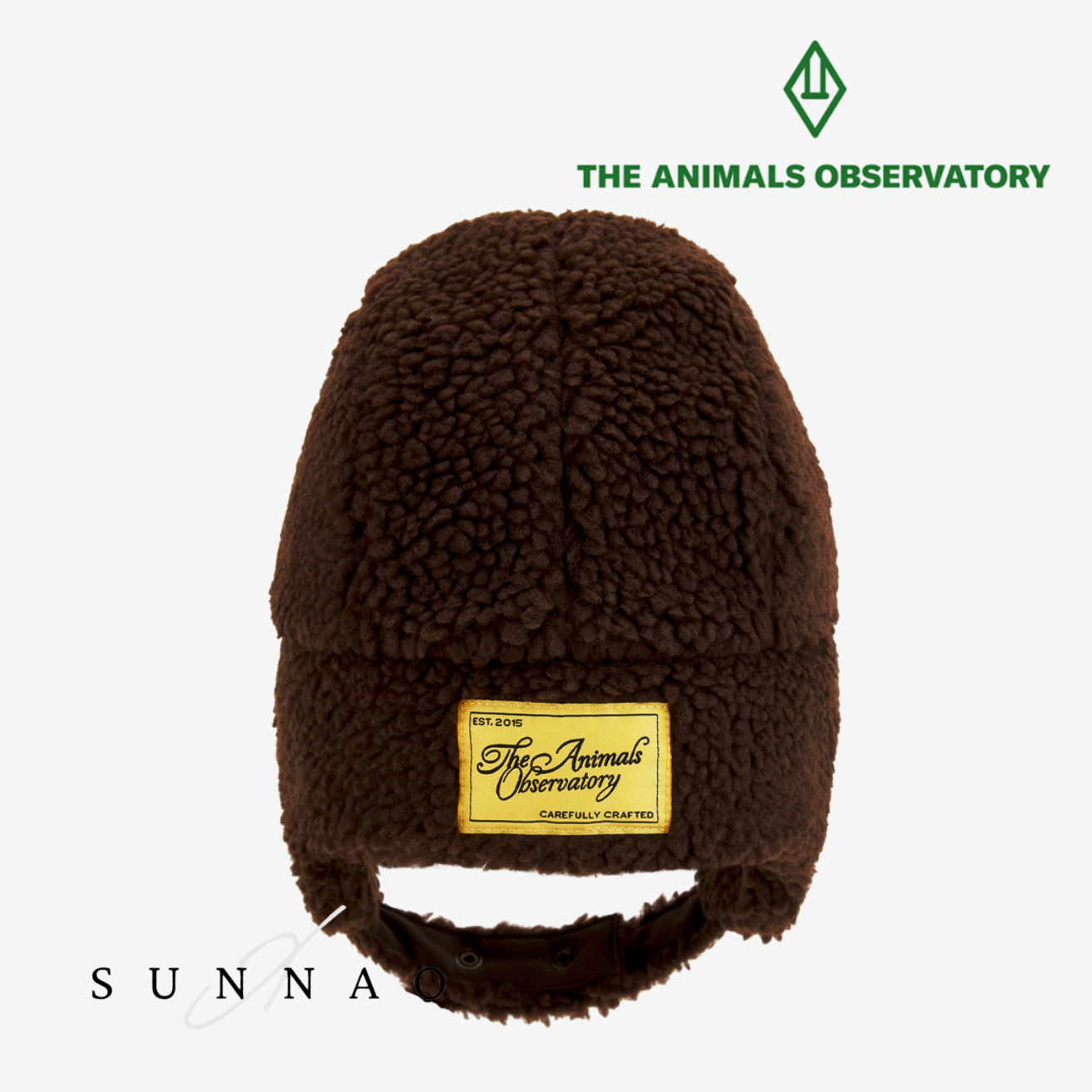 <the animals observatory> PERKINGESE KID HAT DARK BROWN