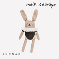 Gallery viewerに画像を読み込む, <Main Sauvage>Bunny knit toy - Black body suits
