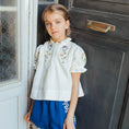 Gallery viewerに画像を読み込む, <Lali> Luna Top in Opaline Linen（2-5Y）
