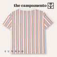 Gallery viewerに画像を読み込む, <The Campamento> Biocolor stripe T-shirt
