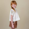 Gallery viewerに画像を読み込む, <Lali> Luna Top in Opaline Linen（2-5Y）
