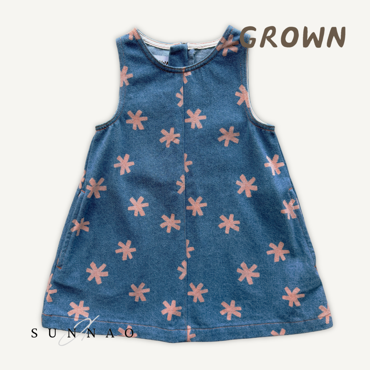 <GROWN> Organic Starlight Denim Dress