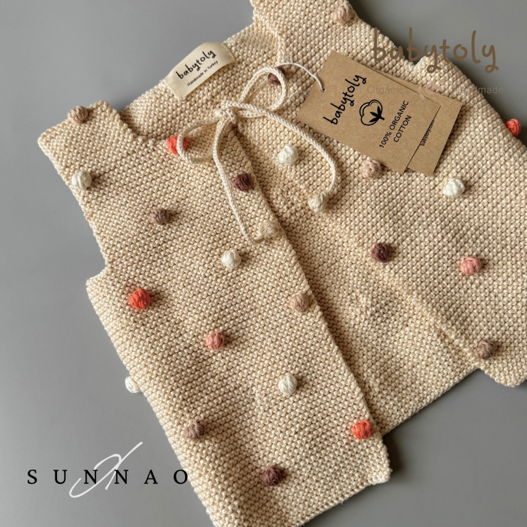 <Babytoly>Sunnao×Babytoly - Popcorn Vest - PINKISH