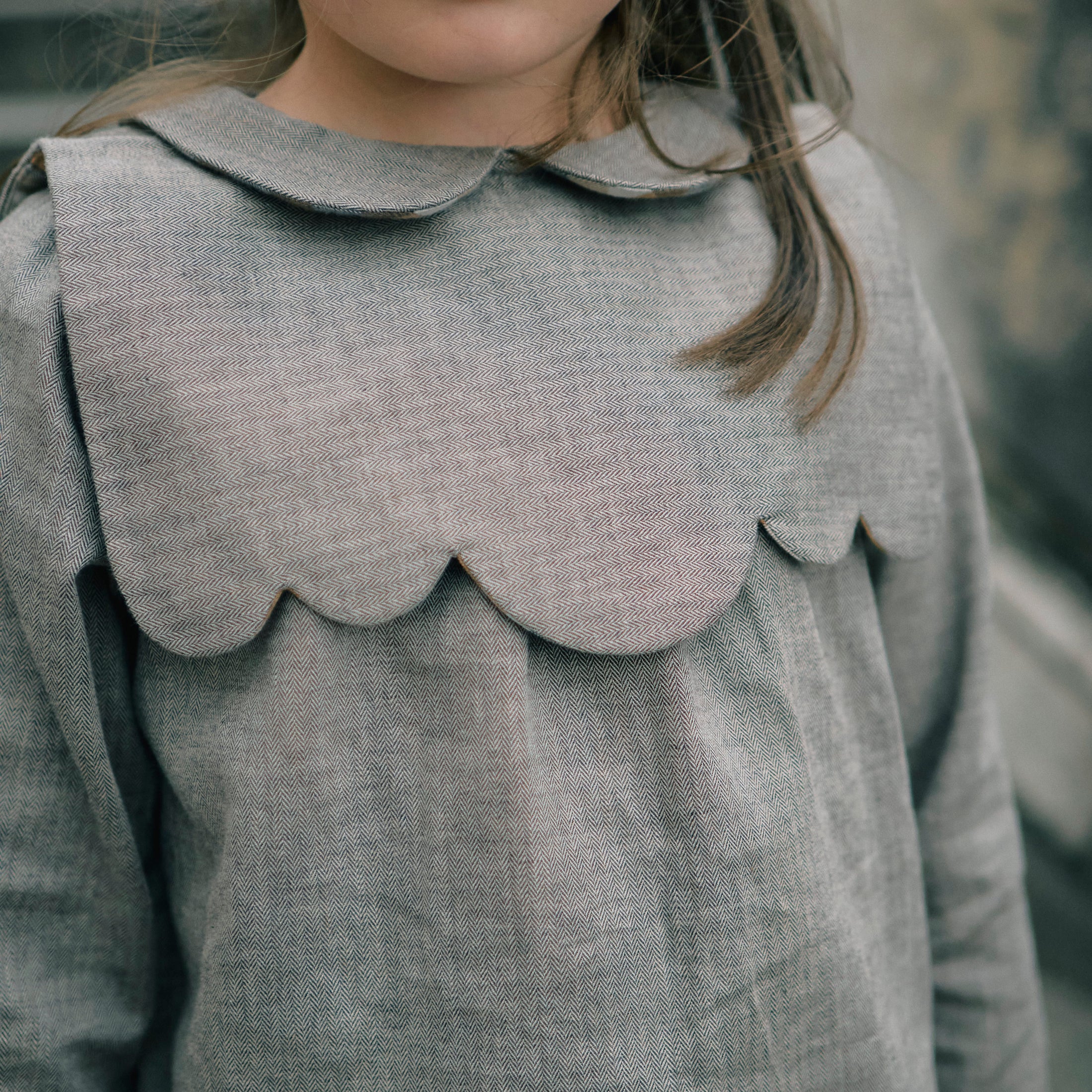 <Maison marelle>Blouse MATIGNON - TAUPE（18M-5Y）