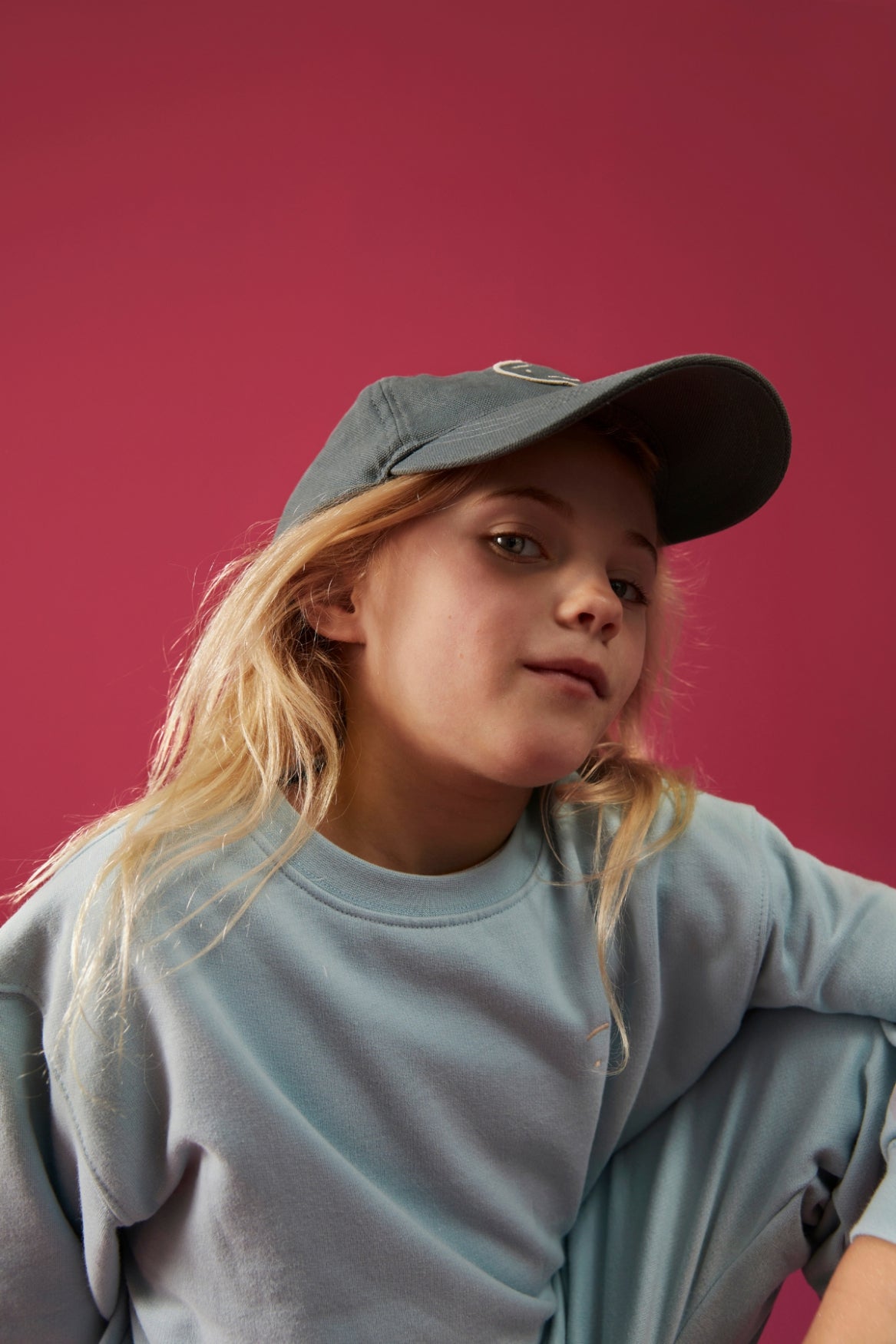 <GRAY LABEL> Baseball Cap - Blue Grey 25AW