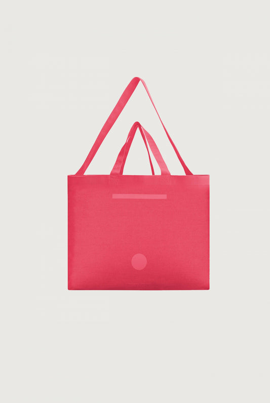 <GRAY LABEL>Canvas Shopper - Cherry