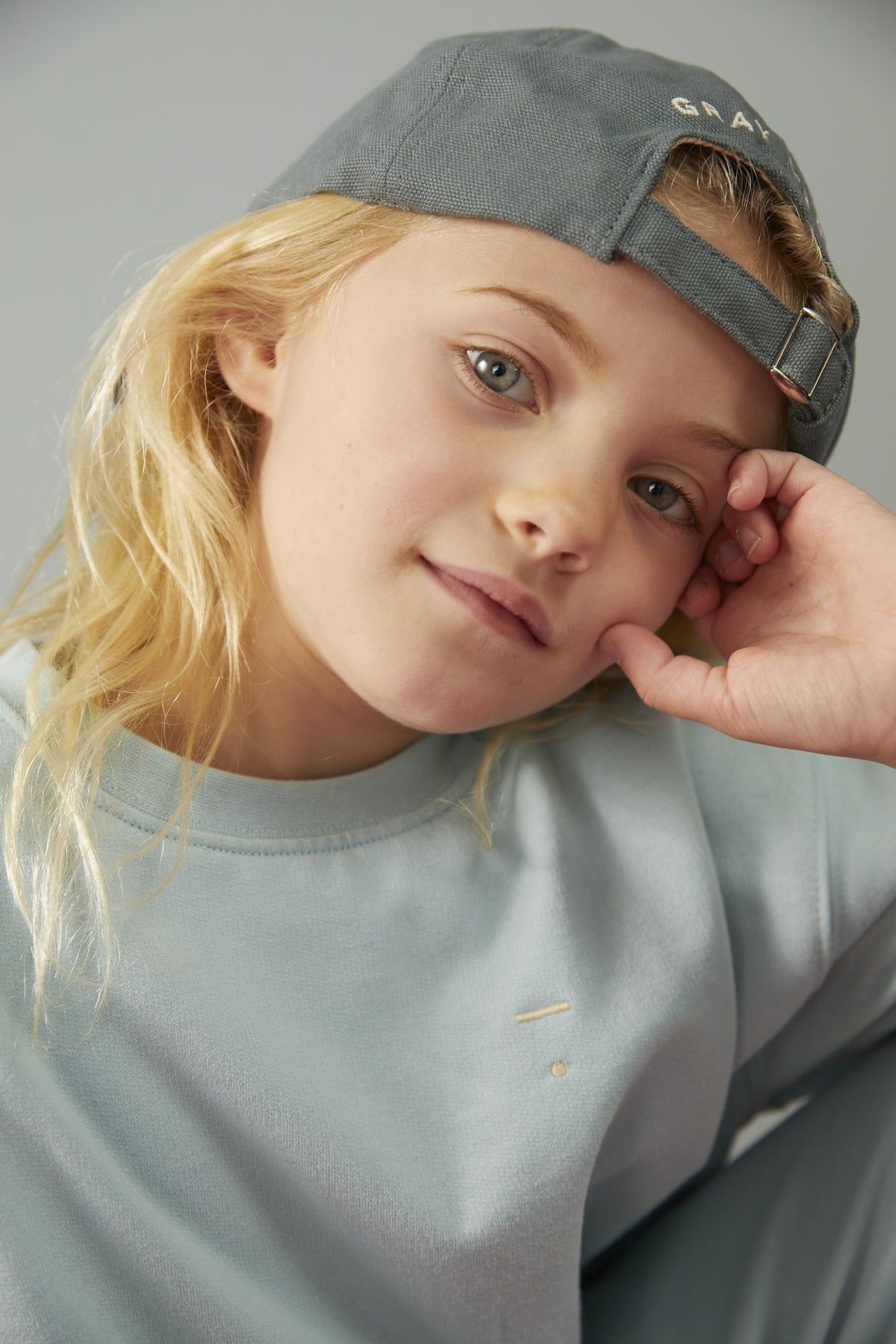 <GRAY LABEL> Baseball Cap - Blue Grey 26ss