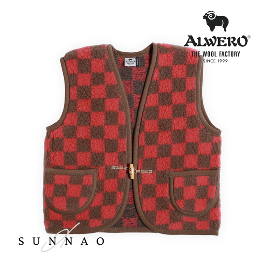 【オーダー会】<ALWERO>Bodywarmer Alpen Junior Light - CORAL CAMELLO
