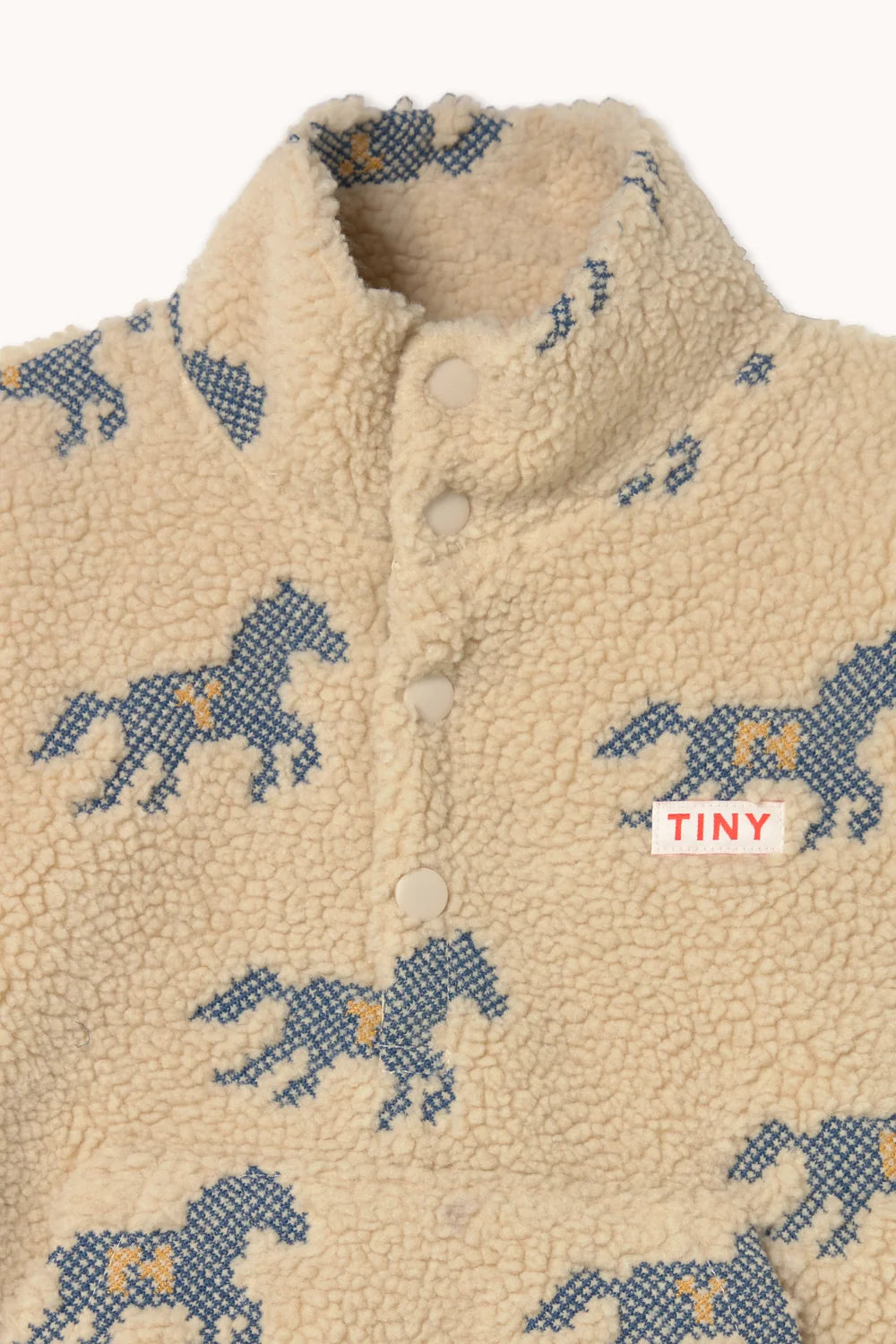 <TINYCOTTONS> Horses Sherpa Sweatshirt