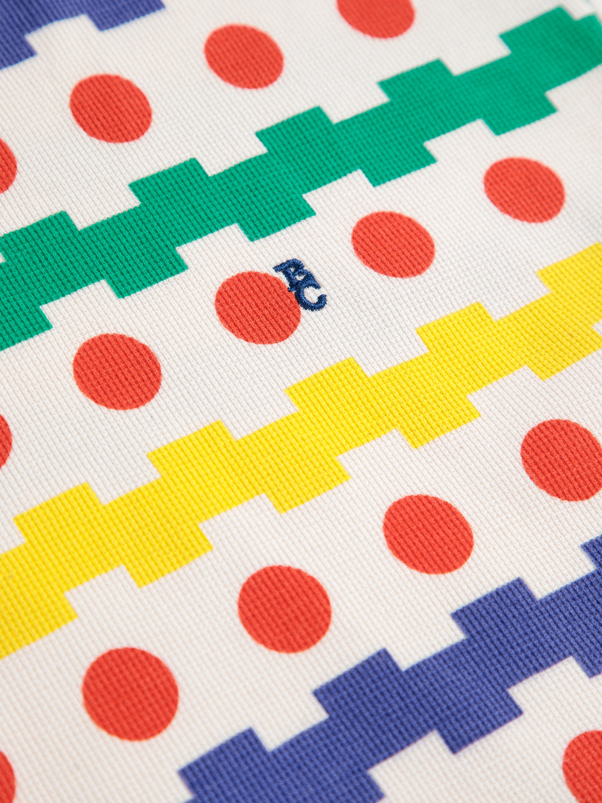 <BOBO CHOSES>Geometric all over waffle T-shirt（18M-7Y）