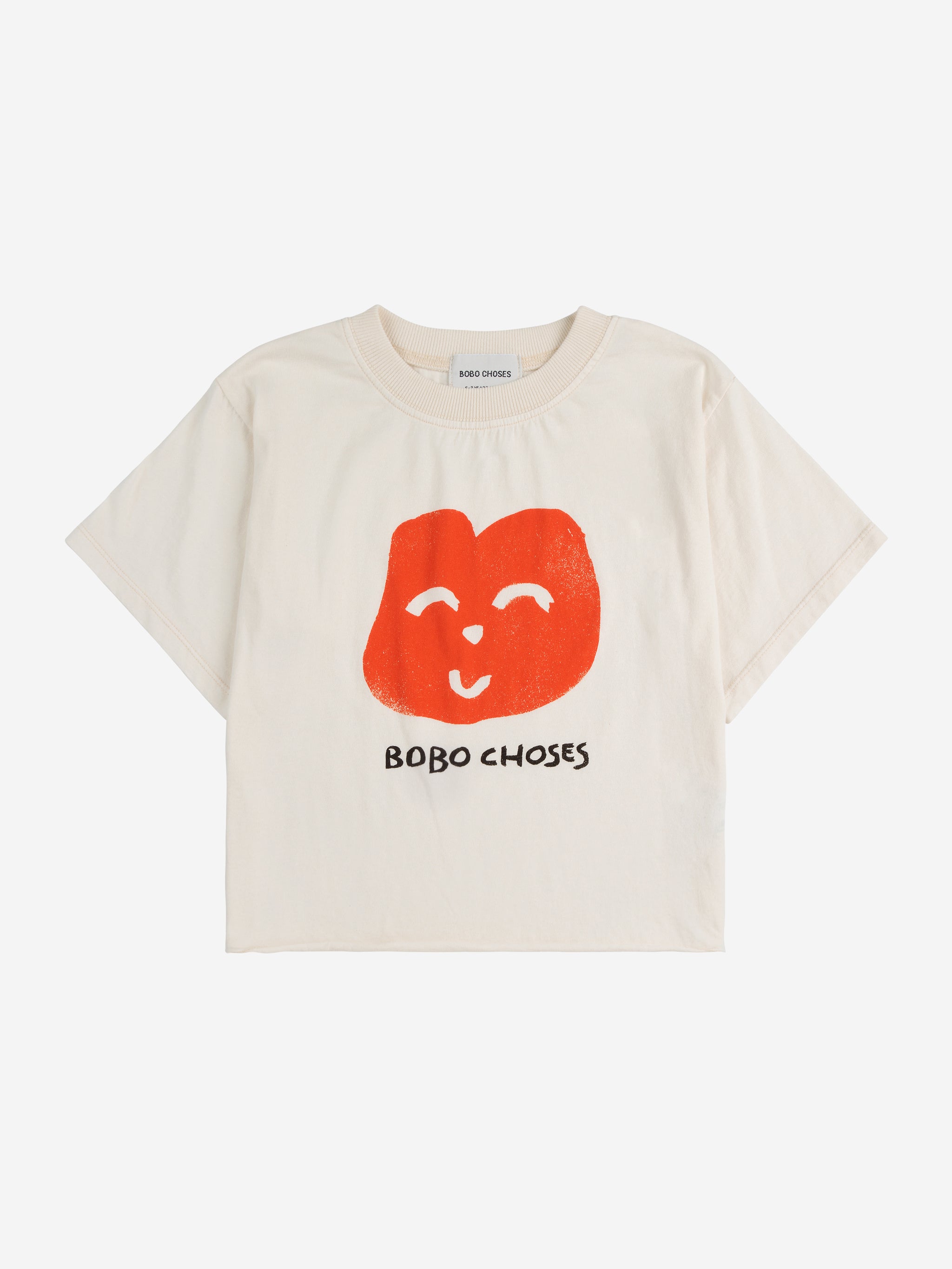 <BOBO CHOSES>Joyful Face T-shirt（2-7Y/ADULT）