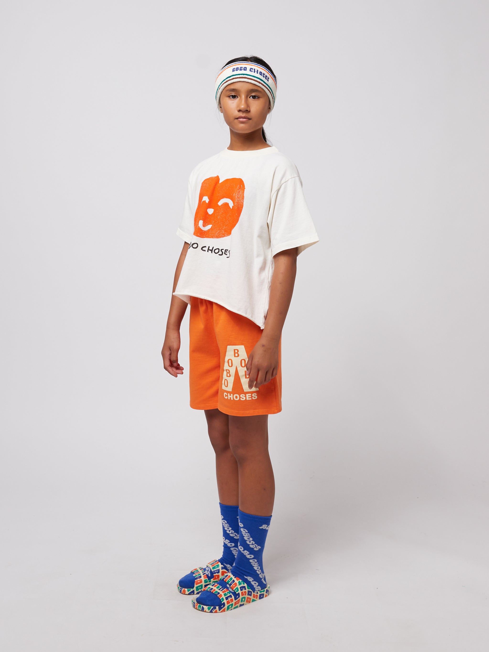 <BOBO CHOSES>Joyful Face T-shirt（2-7Y/ADULT）