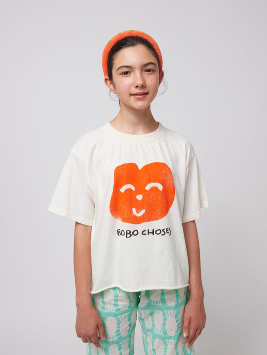 <BOBO CHOSES>Joyful Face T-shirt（2-7Y/ADULT）